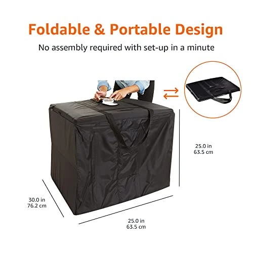 Amazon Basics Portable Foldable Photo Studio Box With LED Light, 1 Count (Pack Of 1), Black, 25 X 30 X 25 Inches 6 Amazon Basics Portable Foldable Photo Studio Box With LED Light, 1 Count (Pack Of 1), Black, 25 X 30 X 25 Inches - Image 4