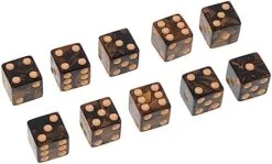 TOYANDONA 70 Pcs Big Hole Dot Dice Number Toys Kidcraft Playset Skeleton Toy Unique Dice Fun Dice Role Playing Gaming Dice Game Dice Set Two Color Dice Gambling Dice Retro Color Checkerboard -Folkmanis Toys Shop 41V3VLUVaVL. AC