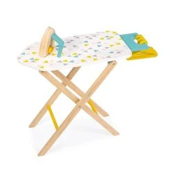Janod Ironing Board Set – Pretend Laundry Set With Iron And Hangers – Ages 3+ Years - J06502 -Folkmanis Toys Shop 41V6F2qDTeL