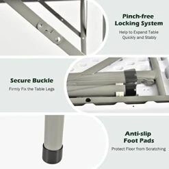 GYMAX Mahjong Table, Folding Square 4 Player Card Table With Cup Holders & Chip Trays, Portable Board Game Domino Table For Mahjong, Poker Blackjack 12 GYMAX Mahjong Table, Folding Square 4 Player Card Table With Cup Holders & Chip Trays, Portable Board Game Domino Table For Mahjong, Poker Blackjack -Folkmanis Toys Shop 41VJvZUfJUL