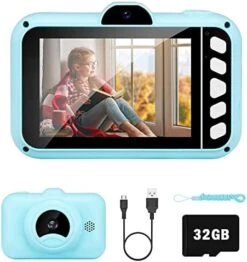 SUZIYO Kids Selfie Camera Gifts For Boys Girls, 1080P 3.5inch HD Digital Camcorder With Mp3 For 3-9 Years Old Children Birthday Christmas, Best Perschool Toys For Toddlers (with 32G TF Card,Pink) 16 SUZIYO Kids Selfie Camera Gifts For Boys Girls, 1080P 3.5inch HD Digital Camcorder With Mp3 For 3-9 Years Old Children Birthday Christmas, Best Perschool Toys For Toddlers (with 32G TF Card,Pink) -Folkmanis Toys Shop 41VLEBbAu8L. AC