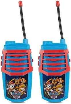 Nerf Walkie Talkie For Kids Fun At The Touch Of A Button, Set Of 2, 1000' Range By Sakar, Rugged Pair Battery Powered Gray Blue & Orange -Folkmanis Toys Shop 41VywJ0vyRL. AC