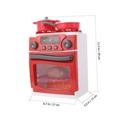 SAFIGLE 1 Set Simulation Stove Childrens Toys Puzzle Toys Glow Toys Children Educational Toy Play Oven Educational Stove Plaything Plastic Red Kitchen Stove Game Toy Cooking Toy Stove Toy -Folkmanis Toys Shop 41WSX060PDL