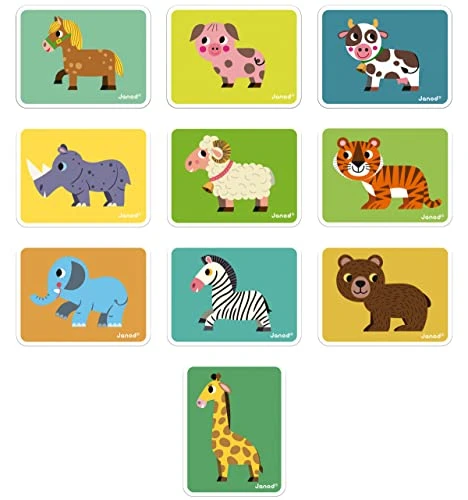 Janod MagnetiBook 41 Pc Magnetic Animal Mix And Match Game - Ages 3+ - J02723 6 Janod MagnetiBook 41 Pc Magnetic Animal Mix And Match Game - Ages 3+ - J02723 - Image 4