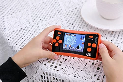 QoolPart Toys Handheld Games For Boys Girls, Built In 152 Retro FC Games, Classic Nostalgia 8 Bit Video Game Player Withe 2.5 Inches Display TV Output,Kids Birthday Christmas Toy Party Gift (Blue) 3 QoolPart Toys Handheld Games For Boys Girls, Built In 152 Retro FC Games, Classic Nostalgia 8 Bit Video Game Player Withe 2.5 Inches Display TV Output,Kids Birthday Christmas Toy Party Gift (Blue)