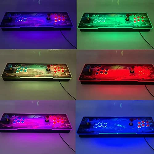 VEGAMED 13000 Games In 1 Pandora's Box Arcade Game Console, 3D Pandora Box Support PC & Projector & TV, 2-4 Players, 1280X720 Full HD, 3D Games, Search/Hide/Save/Load/Pause Games, Favorite List 4 VEGAMED 13000 Games In 1 Pandora's Box Arcade Game Console, 3D Pandora Box Support PC & Projector & TV, 2-4 Players, 1280X720 Full HD, 3D Games, Search/Hide/Save/Load/Pause Games, Favorite List - Image 2