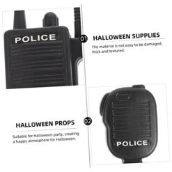 Prom Gifts 3 Sets 2pcs Simulation Walkie-talkie Boys Toy Toddler Gift Boy Gifts Boys Intercom Toy Plastic Black Halloween Supply Trick Props Cosplay Kidcraft Playset -Folkmanis Toys Shop 41Wmo6yOHIL