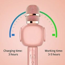 Microphone For Kids, Portable Handheld Wireless Bluetooth Karaoke Mic Machine For Home, Party And Birthday, Best Gifts Toys For Kids Girls Age 5 6 7 8 9 (Rose Gold) 12 Microphone For Kids, Portable Handheld Wireless Bluetooth Karaoke Mic Machine For Home, Party And Birthday, Best Gifts Toys For Kids Girls Age 5 6 7 8 9 (Rose Gold) -Folkmanis Toys Shop 41WnAVHhqUL