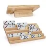 Plusvivo Domino Racks Set Of 2, Wooden Domino Trays Holders Organizer For Mexican Train And Other Dominoes Games 10 X 5.5 X 0.79 Inches - Dominoes NOT Included 1 Plusvivo Domino Racks Set Of 2, Wooden Domino Trays Holders Organizer For Mexican Train And Other Dominoes Games 10 X 5.5 X 0.79 Inches - Dominoes NOT Included -Folkmanis Toys Shop 41XAmWb2E0L