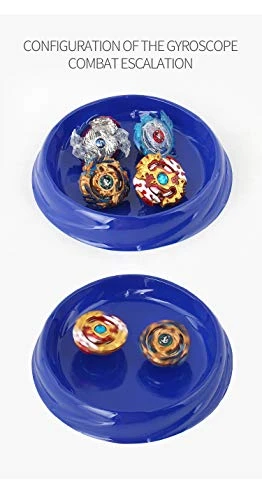 Bey Battling Top Burst | Burst Evolution Combination Series 4D | Set Of 4 Fighter Gyroscope 4D Fusion Model | 2 Launcher And 1 Beystadium 4 Bey Battling Top Burst | Burst Evolution Combination Series 4D | Set Of 4 Fighter Gyroscope 4D Fusion Model | 2 Launcher And 1 Beystadium - Image 2