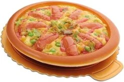 Totority Simulation Pizza Model Toddler Toys Kids Decor Photo Props Math Games Pretend Play Food Toys Simulation Food Toys PVC Fake Pizza Model Fake Food Model Prop Pizza Model Prop Dessert -Folkmanis Toys Shop 41XMC7I2lL. AC