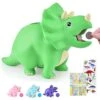 Dinosaur Piggy Bank For Kids, Unbreakable Plastic Money Coin Bank For Boys And Girls, Great Gifts For Birthday, Christmas, Baby Shower (Green) -Folkmanis Toys Shop 41XR94GSliL