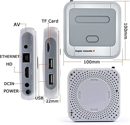 Kinhank Super Console X Retro Video Game Console Built In 95,000+ Classic Games,Emulator Console For 4K TV Support HD Output, Up To 5 Players,LAN/WiFi,Gifts For Men Who Have Everything,2 Gamepads 6 Kinhank Super Console X Retro Video Game Console Built In 95,000+ Classic Games,Emulator Console For 4K TV Support HD Output, Up To 5 Players,LAN/WiFi,Gifts For Men Who Have Everything,2 Gamepads - Image 4