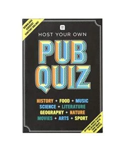 Talking Tables Pub Quiz At Home Kit | Host Your Own Games Night | Adults, After Dinner, Trivia, General Knowledge, Family, Friends, Teams, Questions, Christmas, Birthday, Present