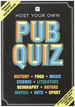 Talking Tables Pub Quiz At Home Kit | Host Your Own Games Night | Adults, After Dinner, Trivia, General Knowledge, Family, Friends, Teams, Questions, Christmas, Birthday, Present -Folkmanis Toys Shop 41XUQycQm2L. AC