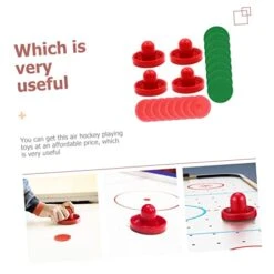 Kisangel 1 Set Air Hockey Air Hockey Game Toys Plastic Hockey Pucks Funny Hockey Pushers Plastic Playes Mini Toys Mini Accessories Plastic Air Hockey Puck Hockey Accessories Hockey Parts -Folkmanis Toys Shop 41XjtzxkgXL