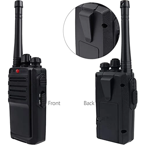 2Pcs Black 10 Meter Walkie Talkies Simple Intercom Mini Interphone For Parent Child Game 4 2Pcs Black 10 Meter Walkie Talkies Simple Intercom Mini Interphone For Parent Child Game - Image 2