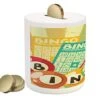Ambesonne Vintage Piggy Bank, Bingo Game With Ball And Cards Pop Art Lottery Hobby Celebration Theme, Ceramic Coin Bank Money Box For Cash Saving, 3.6" X 3.2", Yellow Green 2 Ambesonne Vintage Piggy Bank, Bingo Game With Ball And Cards Pop Art Lottery Hobby Celebration Theme, Ceramic Coin Bank Money Box For Cash Saving, 3.6" X 3.2", Yellow Green -Folkmanis Toys Shop 41Y2h3YlqPL