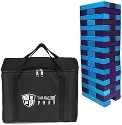 Tailgating Pros Premium Giant Toppling Timbers With Carrying Case – Choose Your Team Colors! Jumbo Outdoor Yard Game, Tower Grows To Over 5 Feet! – Optional Tipsy Stickers Available! 22 Tailgating Pros Premium Giant Toppling Timbers With Carrying Case – Choose Your Team Colors! Jumbo Outdoor Yard Game, Tower Grows To Over 5 Feet! – Optional Tipsy Stickers Available! -Folkmanis Toys Shop 41YEewtpSQL. AC