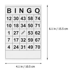 Toyvian Baby Toys Kids Toys Kids Toys Kids Toys 120 Pcs Classic Bingo Number Matching Bingo Cards Family Bingo Game Russian Bingo Cards Game Bingo Cards Baby Toy Baby Toy Baby Toy Kids Toys -Folkmanis Toys Shop 41YG7TaHcnL