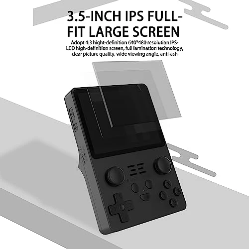 Yullhub POWKIDDY RGB20S Handheld Game Console, 3.5 Inch IPS Video Games Portable Retro Arcade With 128G TF Card Pre-Installed 20000 Games-Black||16G+128G… 5 Yullhub POWKIDDY RGB20S Handheld Game Console, 3.5 Inch IPS Video Games Portable Retro Arcade With 128G TF Card Pre-Installed 20000 Games-Black||16G+128G… - Image 3