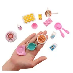 40 Items/Lot Kawaii Doll Accessories Shoes For Miniature Things Kids Toys Clothes Dress For Doll 30cm DIY Children Game Window Evening Dress Styling Dress Up Dollhouse DIY ( Color : 40 Items )