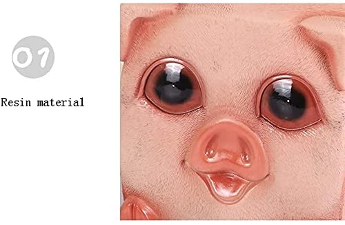 Piggy Bank Children's Toy Money Box Fun Piggy Bank Square Face Pig Cat Dog Cartoon Piggy Bank Creative No Coin Outlet Animal Money Box Money Box Counter Piggy Banks Furniture Games (Color : A) 4 Piggy Bank Children's Toy Money Box Fun Piggy Bank Square Face Pig Cat Dog Cartoon Piggy Bank Creative No Coin Outlet Animal Money Box Money Box Counter Piggy Banks Furniture Games (Color : A) - Image 2