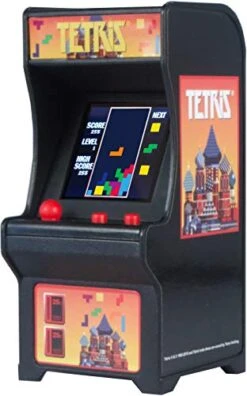 Tiny Arcade Tetris, Multicolor, 3.75 Inch