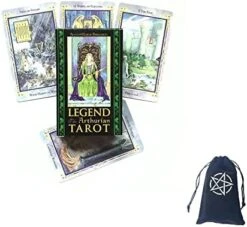 Legend The Arthurian Tarot Card,with Bag,Card Game -Folkmanis Toys Shop 41Z8XzjCOIL. AC