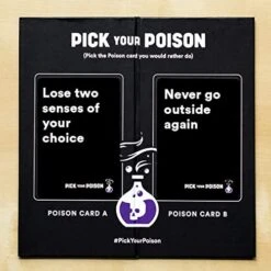Pick Your Poison Card Game: The What Would You Rather Do? Party Game For All Ages - Family Edition + Expansion Pack Set 9 Pick Your Poison Card Game: The What Would You Rather Do? Party Game For All Ages - Family Edition + Expansion Pack Set -Folkmanis Toys Shop 41ZMLilvL4L