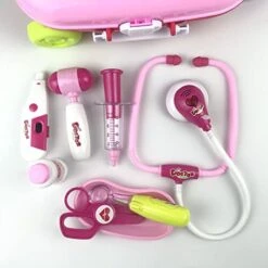 Kripyery Doctor Toy Set Fully Equipped Plastic Medical Toy Set Long Life Medical Toy Set Children's Doctor Game Set Toys For Toddler Boys And Girls With Sturdy Gift Box Pink One Size 13 Kripyery Doctor Toy Set Fully Equipped Plastic Medical Toy Set Long Life Medical Toy Set Children's Doctor Game Set Toys For Toddler Boys And Girls With Sturdy Gift Box Pink One Size -Folkmanis Toys Shop 41ZMjSm87EL