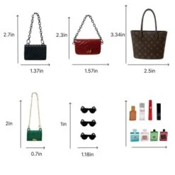 22 Pcs Mini Fashion Doll Accessories Toys, Including Fashion Mini Bag, Mini Perfume, Lipstick Sunglasses, High Heels And Fashion Hat For 11.5 Inch Dolls -Folkmanis Toys Shop 41ZUfI0DmkL