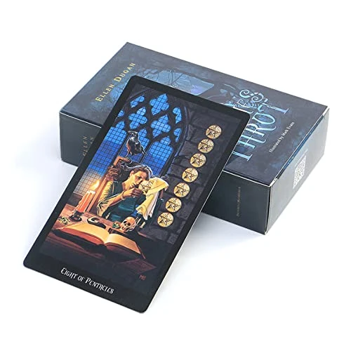 Fankexi Tarots Cards Deck With Guidebook, 78 Witches Tarot Cards Deck Fortune Telling Game, Fate Divination Tarot Card, Durable Tarot Cards,Standard Tarot Decks For Beginners & Expert Readers 5 Fankexi Tarots Cards Deck With Guidebook, 78 Witches Tarot Cards Deck Fortune Telling Game, Fate Divination Tarot Card, Durable Tarot Cards,Standard Tarot Decks For Beginners & Expert Readers - Image 3