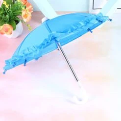6Pcs Kid Umbrella Toy Lace Umbrella Toy Decorative Umbrella Adorn Children Umbrella
