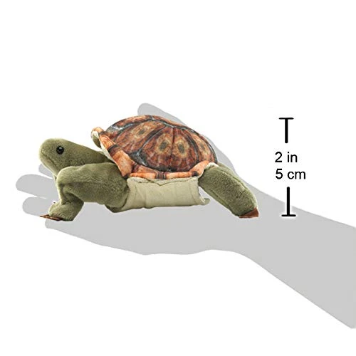 Folkmanis Mini Tortoise Finger Puppet, Multicolor 6 Folkmanis Mini Tortoise Finger Puppet, Multicolor - Image 4