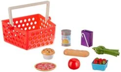 Little Tikes Shop 'n Learn Smart Cart, Realistic Red Toy Shopping Grocery Cart With Food Scanner And 8 Pretend Play Food Accessories - For Kids Ages 4 Years And Up -Folkmanis Toys Shop 41ZuC0gpeZL