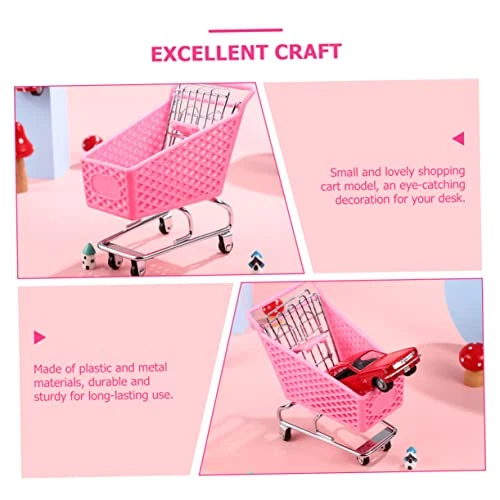 Mini Brands Series 4 4pcs Mini Stuff Cake Shopping Trolley Desk Storage Miniature Supermarket Cart Small Supermarket Trolley 4 Mini Brands Series 4 4pcs Mini Stuff Cake Shopping Trolley Desk Storage Miniature Supermarket Cart Small Supermarket Trolley - Image 2