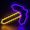 GENERIC Mine Neon Sign Pickaxe Light Adjustable Lighting For Wall Decor Led MCERS Neon Light For Boys Bedroom Kids Room Gamer Room Decor -Folkmanis Toys Shop 41aHzx74VGL