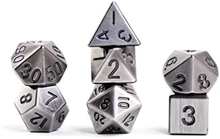 FanRoll By Metallic Dice Games 16mm Metal Polyhedral DND Dice Set: Blue, Role Playing Game Dice For Dungeons And Dragons 9 FanRoll By Metallic Dice Games 16mm Metal Polyhedral DND Dice Set: Blue, Role Playing Game Dice For Dungeons And Dragons - Image 7