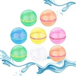 Magnetic Reusable Water Balloons, Refillable Water Toys Balloons Quick Fill Self Sealing, Splash Bomb Water Balls Summer Toys For Kids, Pool, Outdoor Water Play Game, Summer Fun Party, 12 Pack 18 Magnetic Reusable Water Balloons, Refillable Water Toys Balloons Quick Fill Self Sealing, Splash Bomb Water Balls Summer Toys For Kids, Pool, Outdoor Water Play Game, Summer Fun Party, 12 Pack -Folkmanis Toys Shop 41aLVDTc6SL. AC