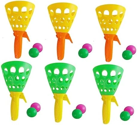 Ibasenice 2 Sets Bouncy Ball Toy Bounce The Throw Catch - Pass- Catch Game Outside Toy Kids Sports Toys Popular Toys Kids Toy Launch Catch Balls Game Ball Throw Catch Toy Plastic Green Lawn 6 Ibasenice 2 Sets Bouncy Ball Toy Bounce The Throw Catch - Pass- Catch Game Outside Toy Kids Sports Toys Popular Toys Kids Toy Launch Catch Balls Game Ball Throw Catch Toy Plastic Green Lawn - Image 4