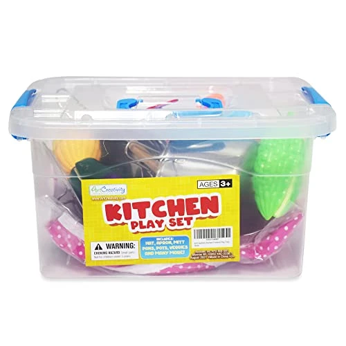 ArtCreativity Pretend Play Kitchen Set For Kids, 23-Piece Kids’ Kitchen Playset With Pots, Pans, Chef Hat, Apron, Utensils, Knife Toy, Pretend Play Food, & More, Kids’ Kitchen Playset For Hours Of Fun 8 ArtCreativity Pretend Play Kitchen Set For Kids, 23-Piece Kids’ Kitchen Playset With Pots, Pans, Chef Hat, Apron, Utensils, Knife Toy, Pretend Play Food, & More, Kids’ Kitchen Playset For Hours Of Fun - Image 6