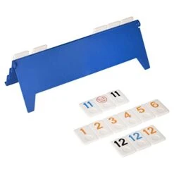 Point Games Classic Rummy Cube Game Full Size, With 3 Tier Foldable Racks And Tiles, In A Super Durable Canvas Travel Bag -Folkmanis Toys Shop 41aoxdu4JAL