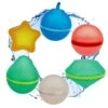 GENERIC Magnetic Reusable Water Balloons For Kids, Water Balloons Quick Fill, Magnetic Self Sealing Silicone Water Balls, Outdoor Backyard Summer Water Toys, Pool Toys For Adults And Family. [6 Pcs Set]. -Folkmanis Toys Shop 41aqKfPFVCL