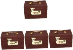 Holibanna 4pcs Box Candies Holder Container Pot Gifts Toys Bank Adults Gift Wood Items Decor Organizer Storing Money Pirate Tarot Savings - Inch X Vintage For Keepsakes Rewards -Folkmanis Toys Shop 41atM9K ziL. AC