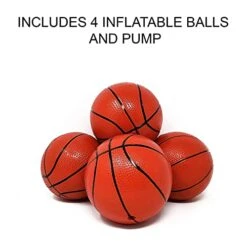 Kids Basketball Hoop Arcade Game, With 4 Balls, Includes Air Pump- Indoor Outdoor Toy Basketball Shooting System, For Toddlers And Children Fun For All Ages - Kids Toys Sports Game For Boys And Girls 9 Kids Basketball Hoop Arcade Game, With 4 Balls, Includes Air Pump- Indoor Outdoor Toy Basketball Shooting System, For Toddlers And Children Fun For All Ages - Kids Toys Sports Game For Boys And Girls -Folkmanis Toys Shop 41atcn66n7L