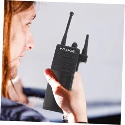 Fake Police Interphone 2 Sets 2pcs Simulation Walkie-talkie Boys Toys Kids Playset Boy Gifts Childrens Talky Toys Two- Way Radio Toys Halloween Supply Trick Props Wireless Toddler 11 Fake Police Interphone 2 Sets 2pcs Simulation Walkie-talkie Boys Toys Kids Playset Boy Gifts Childrens Talky Toys Two- Way Radio Toys Halloween Supply Trick Props Wireless Toddler -Folkmanis Toys Shop 41avjwwnrQL