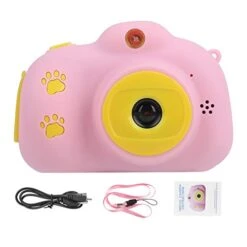 Kids Digital Camera, Cartoon Digital Camera, Mini Toy Camera For Girls Boys Birthday Gifts, With 2.0 Inch IPS Screen, Antilost Rope, Support Multilanguage, Pink (Pink) 12 Kids Digital Camera, Cartoon Digital Camera, Mini Toy Camera For Girls Boys Birthday Gifts, With 2.0 Inch IPS Screen, Antilost Rope, Support Multilanguage, Pink (Pink) -Folkmanis Toys Shop 41b7Gca7QcL