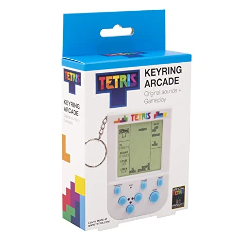 Tetris Keyring Handheld Arcade Game - Retro Mini Portable Handheld Tetris Game For Kids And Adults. Original Gameplay Including Original Tetris Sounds. Officially Licensed Tetris Game. 7 Tetris Keyring Handheld Arcade Game - Retro Mini Portable Handheld Tetris Game For Kids And Adults. Original Gameplay Including Original Tetris Sounds. Officially Licensed Tetris Game. - Image 5