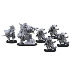 Steamforged Games Miniatures – Animal Adventures: Raiders Of The Lost Coast – 6 Pieces -Unpainted By Steamforged Games Ltd – Compatible With DND And Other Tabletop RPG Games